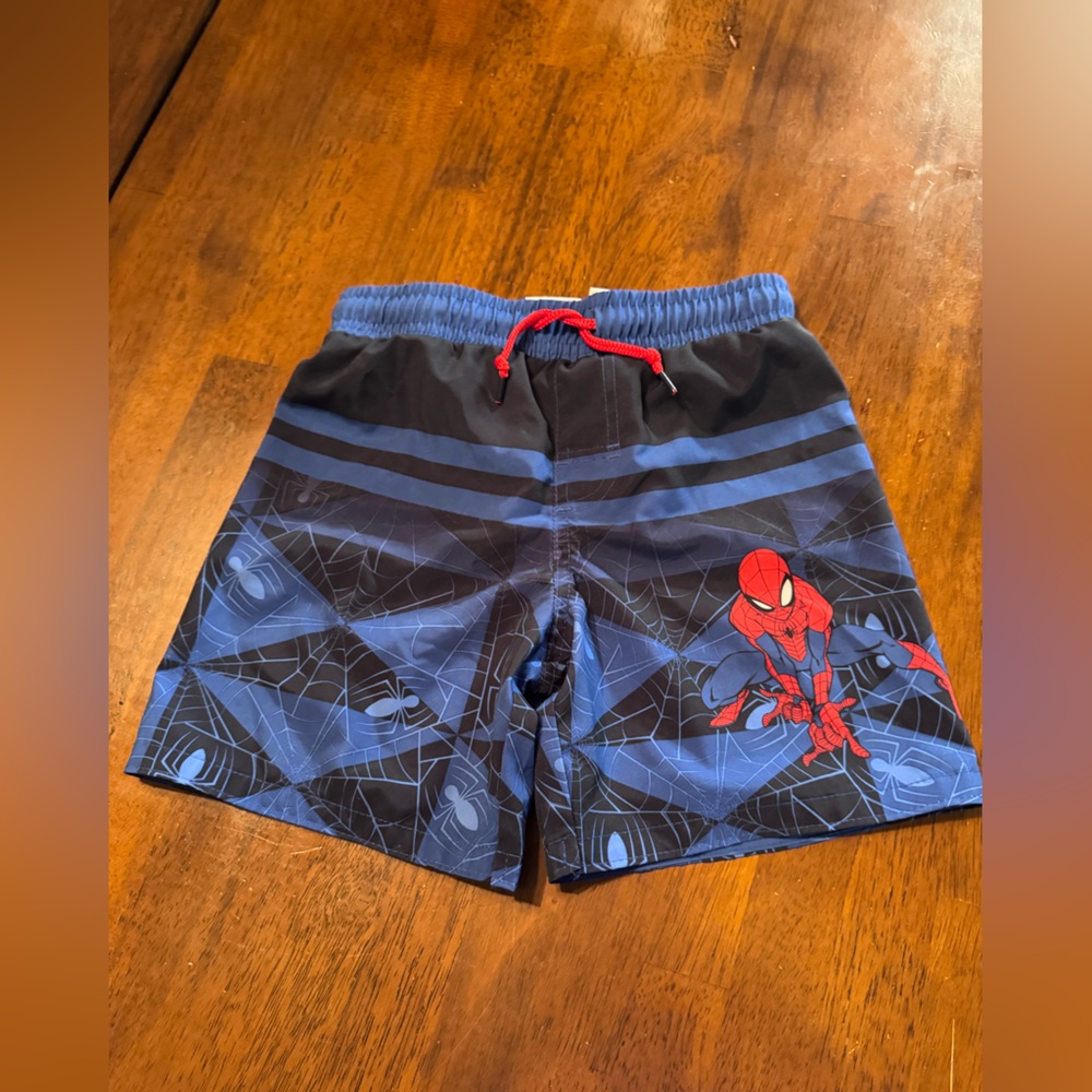 Marvel SPIDERMAN Blue Swimwear with Red Accents